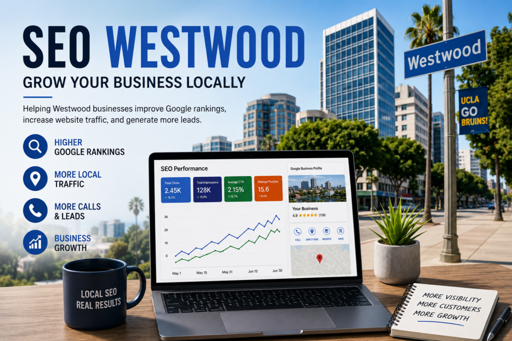 SEO Westwood helping local businesses improve Google rankings and generate more leads